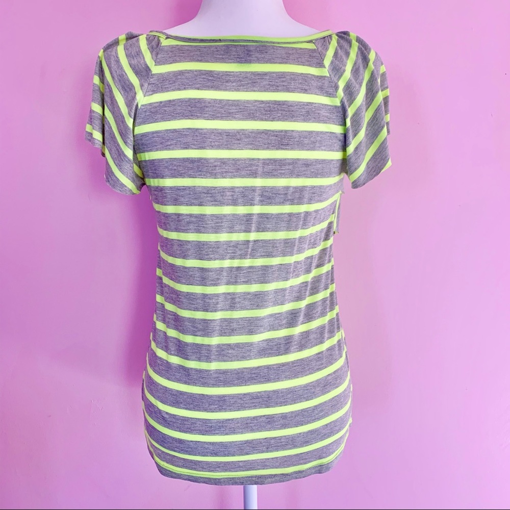 AGB Ruffle Front Tee - Picture 2 of 6